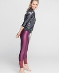ATHLEEYA leggins - COFFEE SHINE - purple