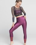 ATHLEEYA leggins - COFFEE SHINE - purple