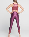 ATHLEEYA leggins - COFFEE SHINE - purple