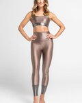 ATHLEEYA leggins - COFFEE SHINE - beige
