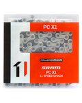 SRAM chain - PC X1 SOLIDPIN - silver