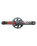 SRAM cranks with chainring - X01 EAGLE SUPERBOOST+ DUB 12s 175 - black