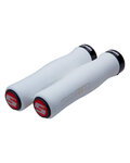 SRAM grips - LOCKING GRIPS 129 mm - grey/red