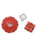 SRAM brake caliper repair kit - DISC BRAKE CALIPER PAD ADJUSTER KNOB KIT BB7 2008-2016 - red