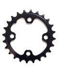 SRAM chainring - MTB 24T 64 AL3 BLAST BLACK 2X11 NO PIN - black