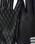 SPORTFUL Cycling long-finger gloves - LYCRA RACE - black