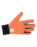 SPORTFUL Cycling long-finger gloves - LYCRA - orange