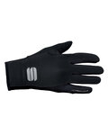 SPORTFUL Cycling long-finger gloves - WINDSTOPPER XC - black
