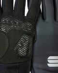 SPORTFUL Cycling long-finger gloves - WINDSTOPPER XC - black