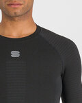 SPORTFUL Cycling long sleeve t-shirt - 2ND SKIN - black