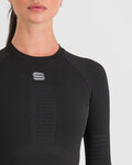 SPORTFUL Cycling long sleeve t-shirt - 2ND SKIN - black