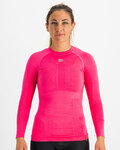 SPORTFUL Cycling long sleeve t-shirt - 2ND SKIN - pink