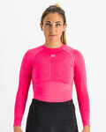 SPORTFUL Cycling long sleeve t-shirt - 2ND SKIN - pink