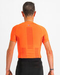 SPORTFUL Cycling short sleeve t-shirt - 2ND SKIN - orange