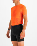 SPORTFUL Cycling short sleeve t-shirt - 2ND SKIN - orange