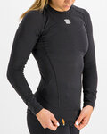 SPORTFUL Cycling long sleeve t-shirt - TD MID - black