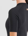 SPORTFUL Cycling short sleeve t-shirt - THERMODYNAMIC - black