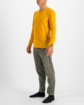 SPORTFUL Cycling long sleeve t-shirt - XPLORE - yellow