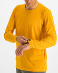 SPORTFUL Cycling long sleeve t-shirt - XPLORE - yellow