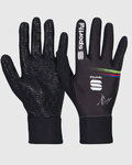 SPORTFUL Cycling long-finger gloves - LYCRA CHICCO - black