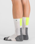 SPORTFUL Cyclingclassic socks - APEX - white/yellow