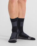 SPORTFUL Cyclingclassic socks - PRIMALOFT - black/red
