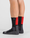 SPORTFUL Cyclingclassic socks - PRIMALOFT - black/red