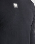 SPORTFUL Cycling long sleeve t-shirt - MERINO LS - black
