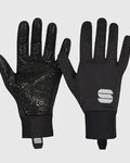 SPORTFUL Cycling long-finger gloves - NO RAIN - black