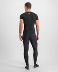 SPORTFUL Cycling long trousers withot bib - CARDIO TECH PROTECTED - black