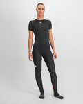 SPORTFUL leggins - CARDIO TECH PROTECTED W - black/orange