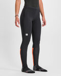 SPORTFUL leggins - CARDIO TECH PROTECTED W - black/orange