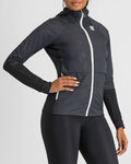 SPORTFUL Cycling windproof jacket - CARDIO W - black/white
