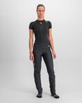 SPORTFUL Cycling long trousers withot bib - SQUADRA - black