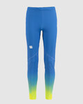 SPORTFUL leggins - SQUADRA - blue/yellow