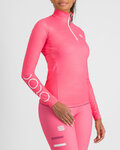 SPORTFUL Cycling winter long sleeve jersey - DORO APEX W - pink
