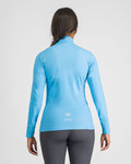 SPORTFUL Cycling winter long sleeve jersey - DORO W - blue