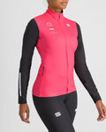 SPORTFUL Cycling winter long sleeve jersey - SQUADRA W - pink/black