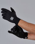 SPORTFUL Cycling long-finger gloves - NORAIN - black
