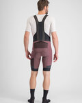 SPORTFUL Cycling bib shorts - SUPERGIARA - bordeaux