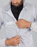 SPORTFUL Cycling windproof jacket - HOT PACK EASYLIGHT - white