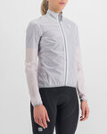 SPORTFUL Cycling rain jacket - HOT PACK EASYLIGHT - white