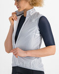 SPORTFUL Cycling gilet - HOT PACK EASYLIGHT W - white