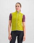 SPORTFUL Cycling gilet - HOT PACK EASYLIGHT W - yellow