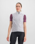 SPORTFUL Cycling gilet - HOT PACK EASYLIGHT - white