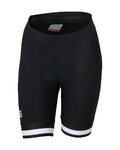 SPORTFUL Cycling shorts without bib - BODYFIT CLASSIC - black/white