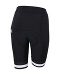 SPORTFUL Cycling shorts without bib - BODYFIT CLASSIC - black/white