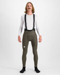SPORTFUL Cycling long bib trousers - SUPERGIARA - green