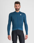 SPORTFUL Cycling winter long sleeve jersey - MONOCROM THERMAL - blue