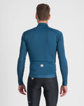 SPORTFUL Cycling winter long sleeve jersey - MONOCROM THERMAL - blue
